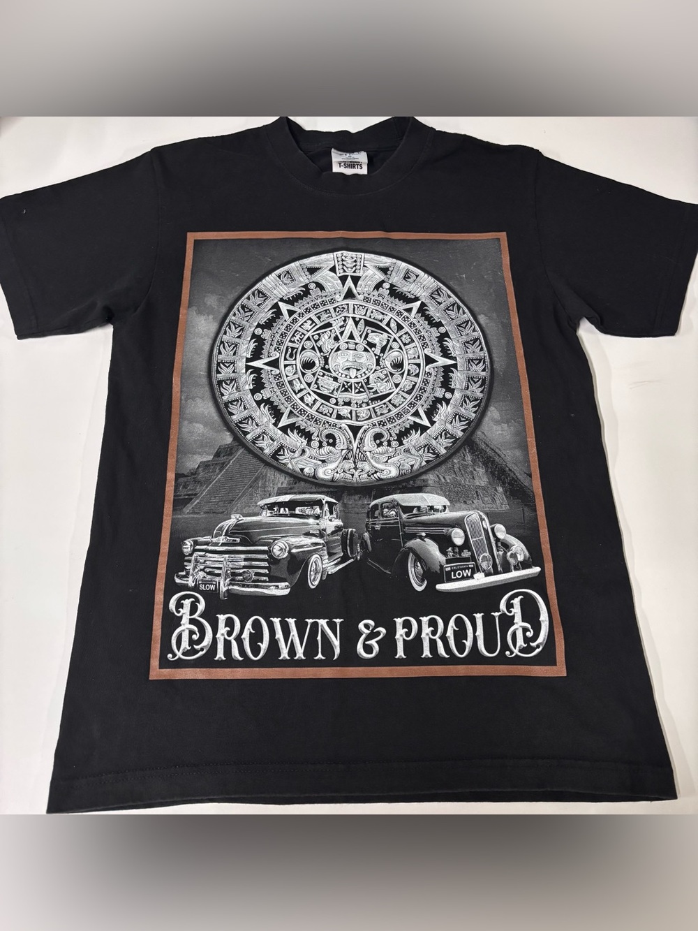 Brown & Proud Graphic Tee - Black